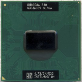 INTEL PENTIUM M 740 1.73GHZ/2M/533 SOCKET mPGA478C