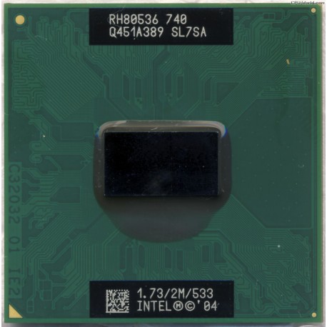 INTEL PENTIUM M 740 1.73GHZ/2M/533 SOCKET mPGA478C