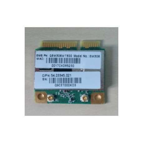 ATHEROS WIRELESS LAN CARD QEM306W TE00 Model:EM306